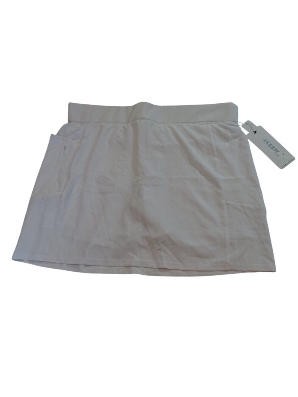 RBX White Skort Skirt Shorts Size XL Athleisure Activewear Tennis Golf NEW